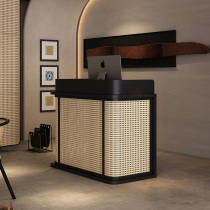 Minjuku Editor-in-house Silent Wind Collection Silver Desk Shop Small Front Dining restaurant Entrance Terrace reception desk reception desk reception desk