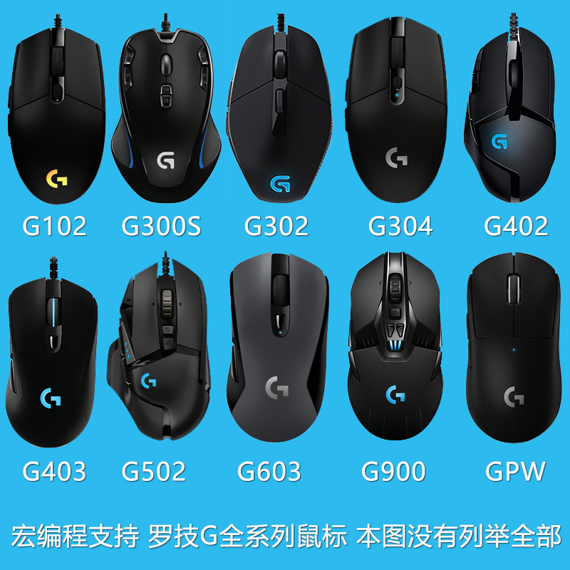 PUBG鼠标宏绝地求生G502heroLGS主播定制吃鸡GHUB驱动用GPW102304