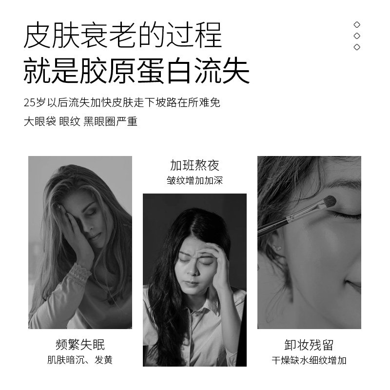 伊夏珍珠鱼子保湿润泽袋祛眼膜贴 伊夏眼膜