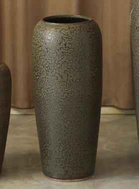 Atpeun陶瓷落地花瓶干花颜色釉窑变花瓶现代欧式客厅陶罐陶缸摆件