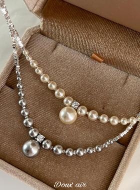 碎银S家仿珍珠项链女款2025新款