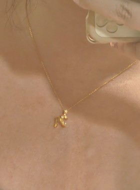 超闪星星许愿树圣诞项链轻奢小众