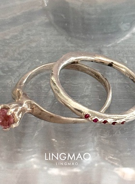 韩系ins风小飞碟素圈戒指高级感