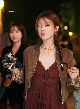 许我耀眼许妍赵露思同款串珠项链