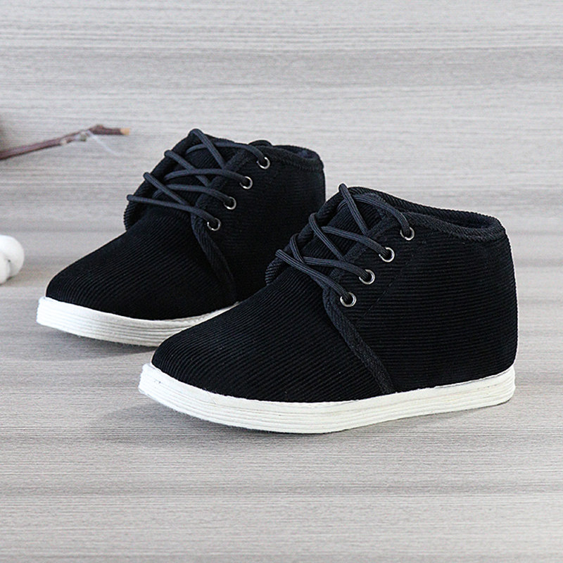 加绒系带布鞋女冬季黑色女鞋老北京纯手工千层布底棉花老式棉鞋女,淘宝优惠券,粉丝福利购,淘宝优惠卷