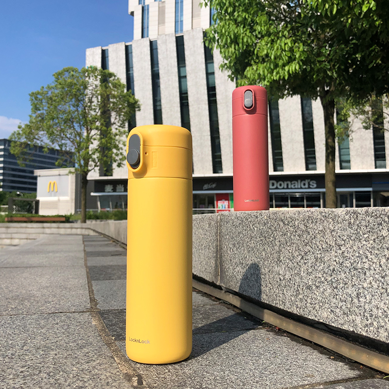 乐扣乐扣星球保温杯316L不锈钢 个性潮流水杯配件明星同款LHC3263