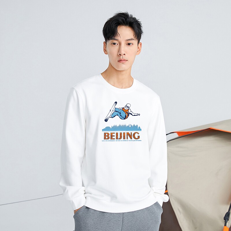 拓路者22春秋长袖青中年休闲薄卫衣 拓路者卫衣