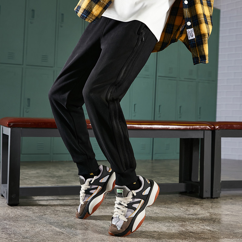 拓路者2022冬季加绒男士纯棉卫裤 拓路者休闲裤