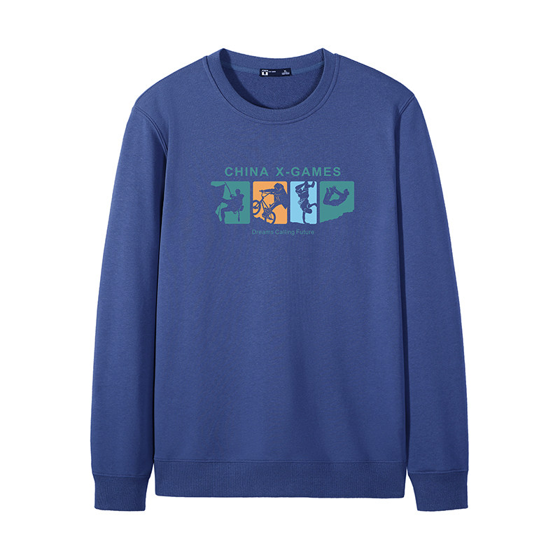 拓路者22春秋长袖青中年休闲薄卫衣 拓路者卫衣