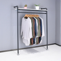 Clothing Store Shelf Shelves Show Shelf Aluminum Alloy Upper Wall Hanging Stainless Steel Hanging Hanger Men And Women Special Display Racks