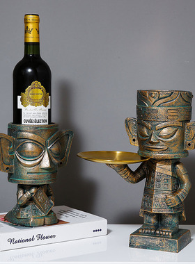 福宝居合成树脂收纳摆件客厅门口