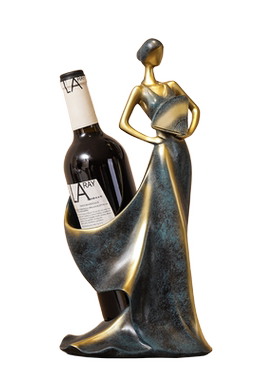 美式风复古红酒架创意餐厅工艺品