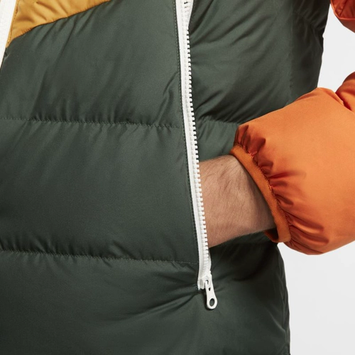 Nike, спортивная куртка с капюшоном для отдыха, пуховик
