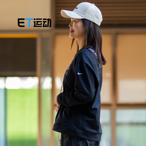 Nike耐克 女子加绒保暖休闲运动圆领套头衫卫衣 BV5226/BV3454 - 图0