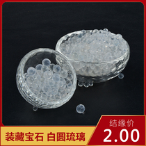 Buddha statue Buddha tavern for Manza tray with Tibetan supply of Buddha supplies Seven precious stones white glazed jewel 2 Yuan 1 Two