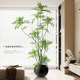 The top ten achievements of simulated green plants indoors, fake plants, floor-standing potted plants, wabi-sabi style, advanced bionic plant decorative ornaments