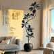 Simulated green plants, high-end light luxury, black diamond indoor large-scale floor-standing ornaments, living room decoration, bionic fake trees and plants