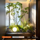 High-quality simulated horse drunken wood green plants landscaping window plants indoor banyan tree decorative tree large artificial tree landscape