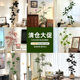 Clearance simulation green plants high-end light luxury decorative ornaments large living room advanced bionic indoor floor-standing potted fake trees