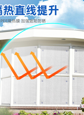 隔热膜窗户防晒玻璃遮光板