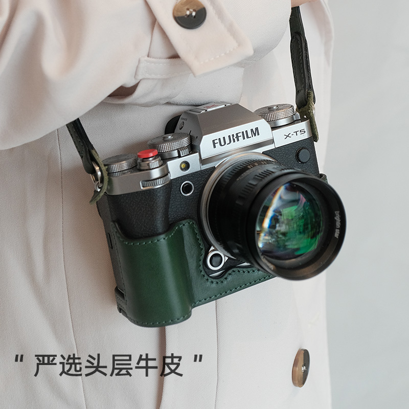 富士XT5保护套X100VI相机包XS20皮套配件xt30三代XM5真皮相机套壳 - 图0
