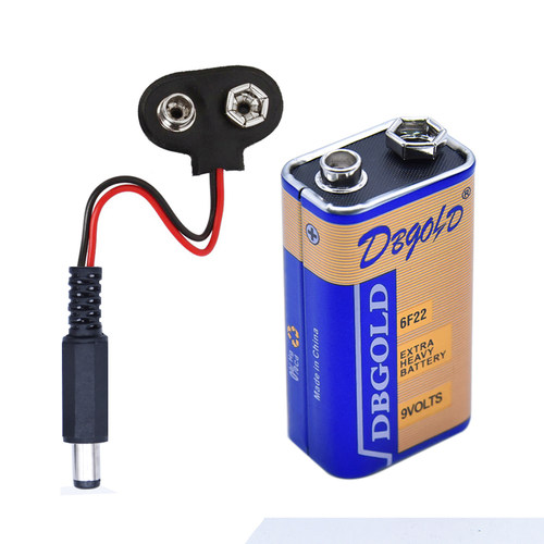 9V电池扣+9V电源套装 6F22 9V碱性电池套装带电源插头适用arduino - 图3