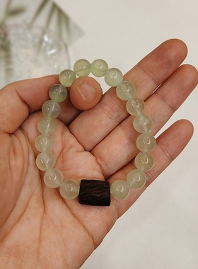 CHUNSHI.「柳青」高净度天然葡萄石沉香单圈手链手串送礼饰品招财