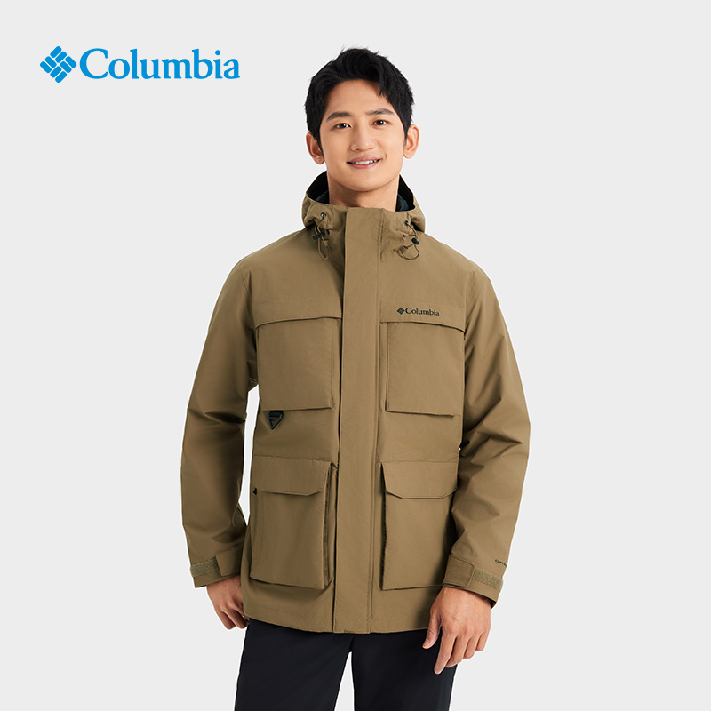 Columbia哥伦比亚冲锋衣男士春夏新款户外防水透气夹克外套WE2778 - 图1
