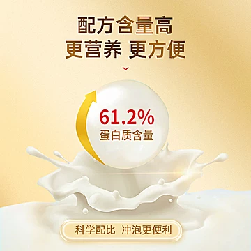 黄金搭档，蛋白粉400克/罐[52元优惠券]-寻折猪