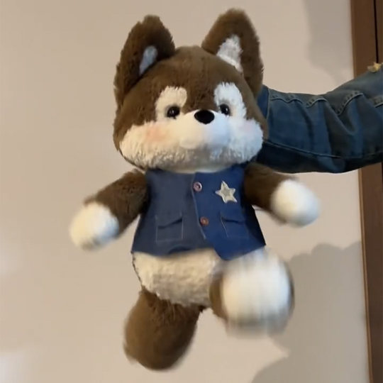 森林跑跑小狗玩偶熊小羊公仔生女睡觉抱枕娃娃毛绒玩具生日礼物男