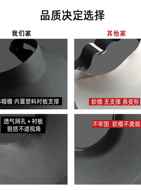 夏季大帽檐无痕帽子女款防晒帽可折叠空顶帽骑车遮阳防晒太阳帽