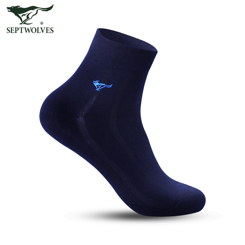 七匹狼男士中腰夏季袂子礻防臭男袜 织天下内衣短袜/打底袜/丝袜/美腿袜