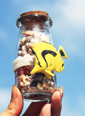 马尔代夫旅游纪念品沙瓶伴手礼