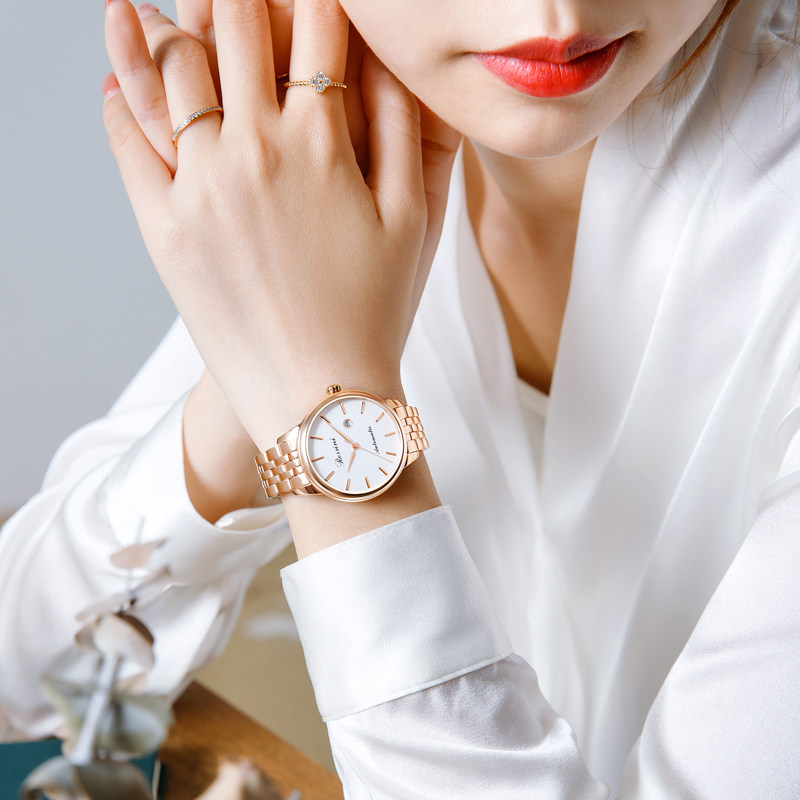 罗西尼时尚防水正品商务气质机械表 罗西尼手表国产腕表