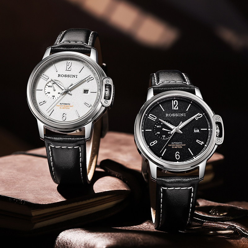 罗西尼勋章系列手表男自动机芯机械表商务防水男士男表