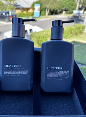 澳洲直邮hunter lab海盐洗发水护发素润肤乳套装