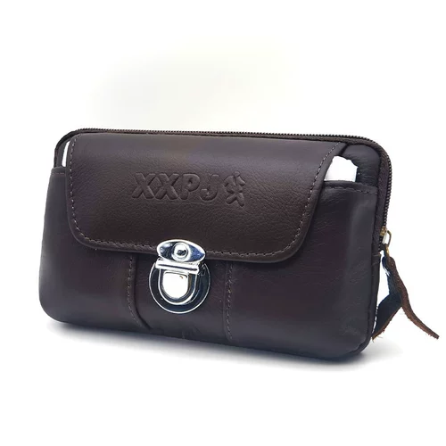 Кожаный мобильный телефон, поясная сумка, универсальный ремень, из натуральной кожи