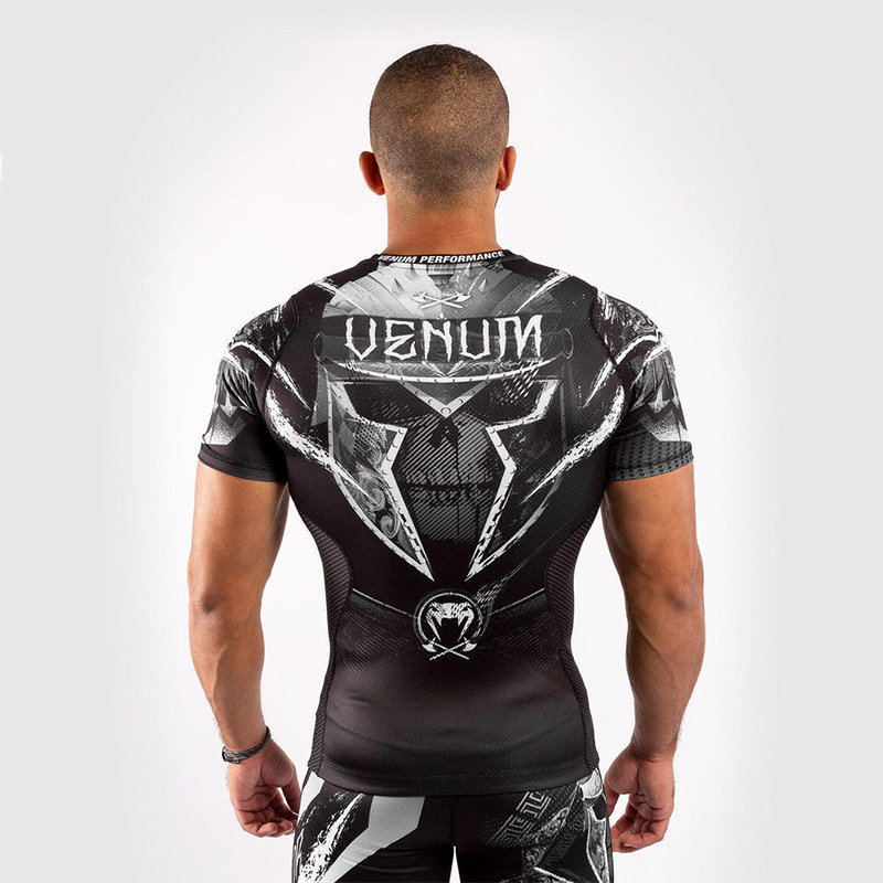 毒液短袖泰拳短裤套装格斗跑步运动健身搏击UFC拳击T恤散打训练服 - 图1