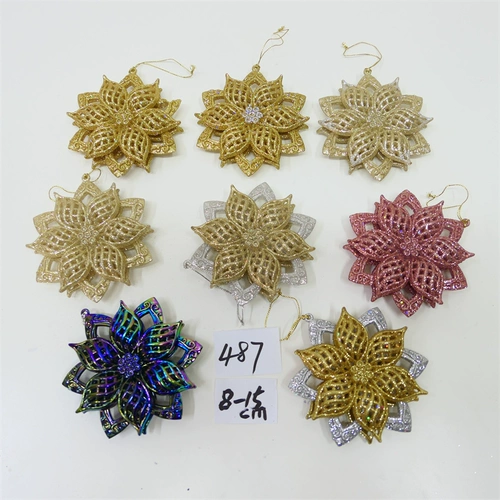 Рождественские декоративные принадлежности цветовые поезда лосей снежинка колба порошкообразной потолок подвеска торгового центра пейзаж пейзаж пластик