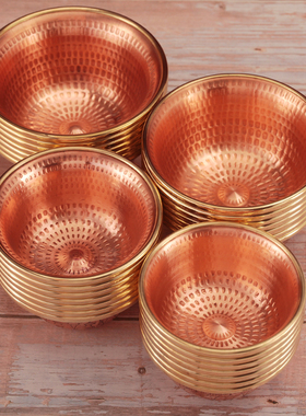 藏式供水杯红铜供奉杯八