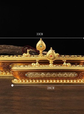 合金吉祥龙头卧香炉大号