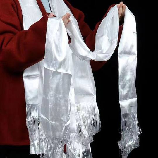 4 Tibetan white Hada ethnic etiquette