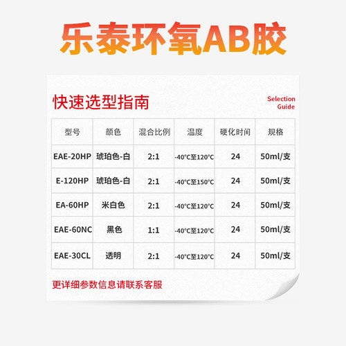 德国汉高乐泰E-20HP胶水30CL 120HP 60HP环氧树脂AB结构胶铸工胶 - 图1