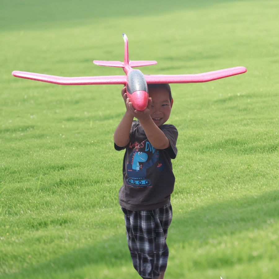 大号86CM手抛泡沫飞机固定机翼航空模型科教器材网红儿童玩具礼品 - 图0