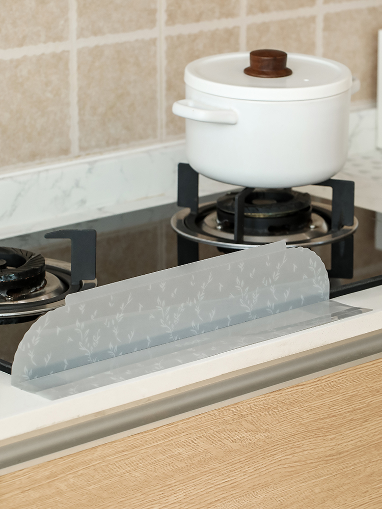 厨房水槽挡水板家用水池隔水神器洗碗池防溅洗菜盆板台面防水挡板 - 图0