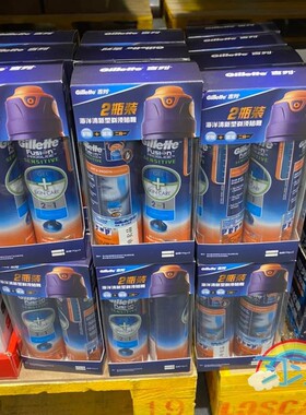 开市客吉列剃须啫喱泡沫170g单瓶