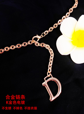 女y2k风格金属链条腰链
