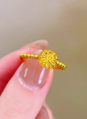 花丝方糖戒指女时尚耳钉吊坠