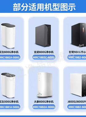 适用美的净水器净水机花生滤芯MRO1791D-400/1791A/MRC1882A-600G