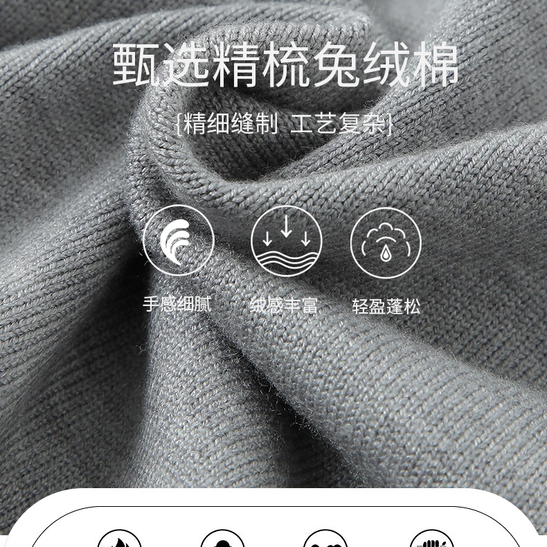 可奈物语丨原创轻奢软绒JK开衫 精梳兔绒暖棉 软糯亲肤毛衣针织衫